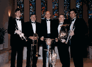 Go to the brass quintet's web site.